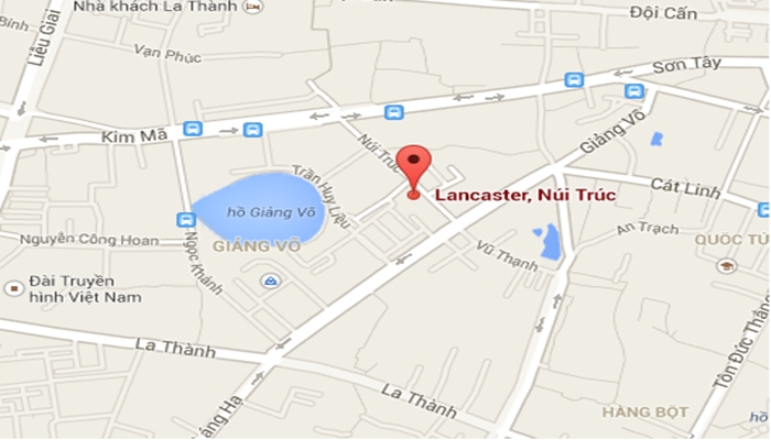 Location of Lancaster Hanoi Building
